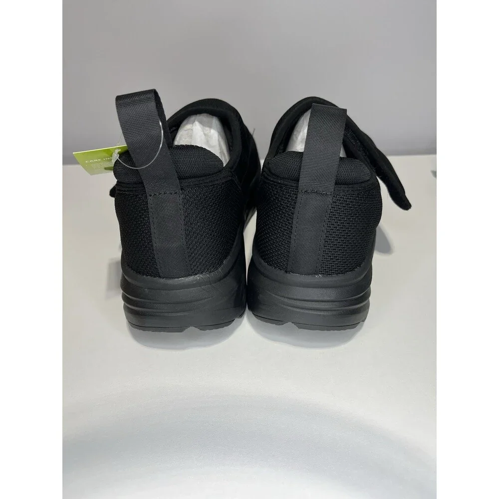 NEW Orthopedic Men's Wide Shoes Diabetic Slip On OrthoComFoot Size 11 Black
